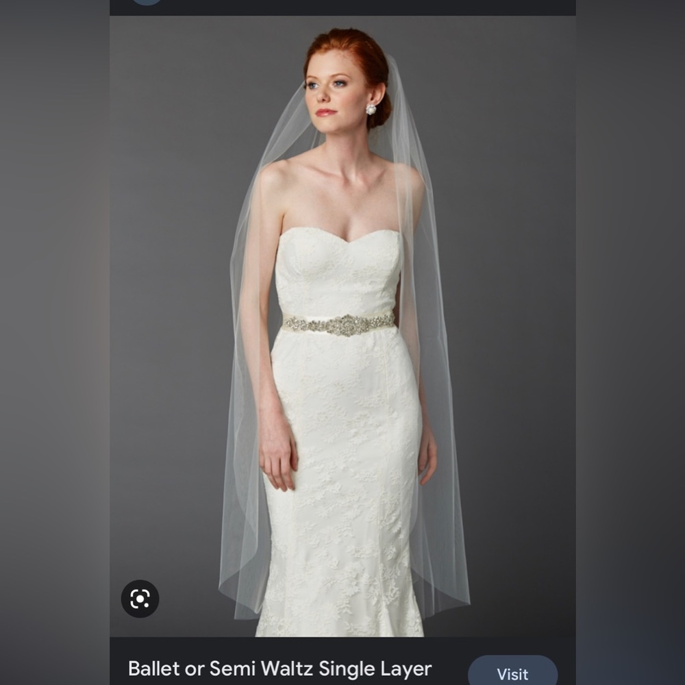 Bridal veil 54” waltz length